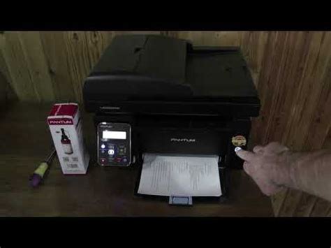 Замена тонера с чипом PANTUM M6550NW. - YouTube