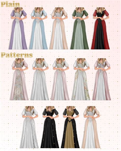 Halloween Gift Princess Dress Item Huien Sims Dresses Sims