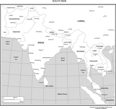 Printable Map Of Asia With Countries And Capitals Printable Maps