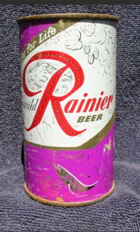 Vintage Rainier Beer Can