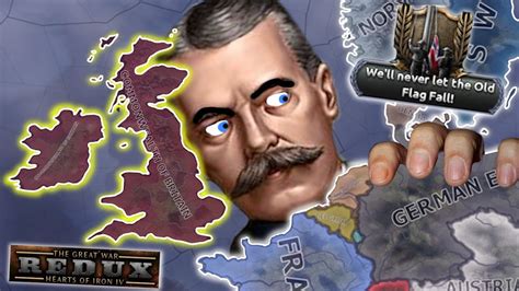 United Kingdom Story Timelapse Great War Redux HOI4 YouTube