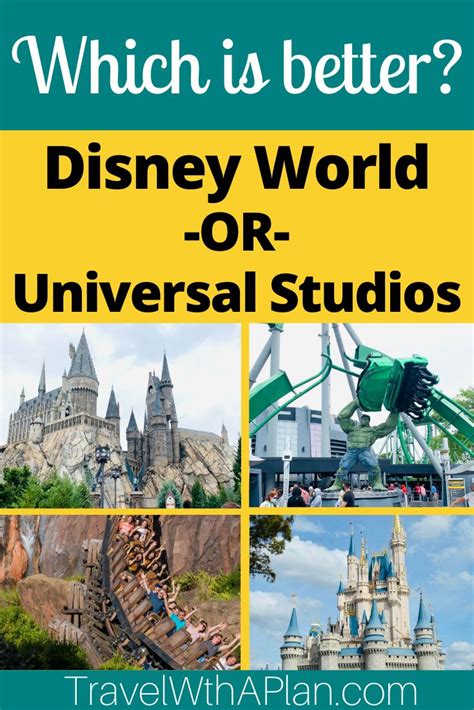 Big Differences Disney World Vs Universal Studios Travel With A