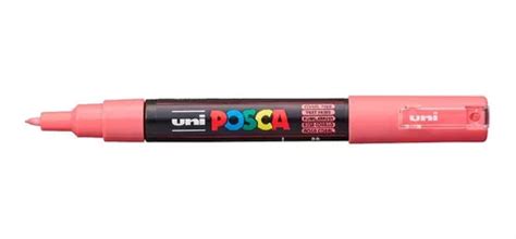 Caneta Posca Uni Ball Pc 1m 0 7mm Sortidas Cor Rosa Coral