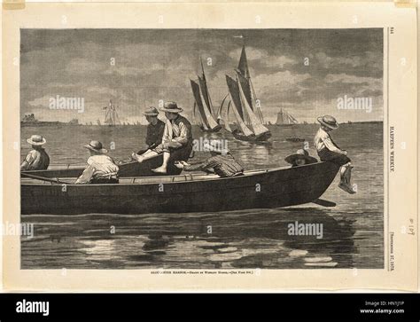 Winslow Homer Gloucester Harbor Stock Photo Alamy