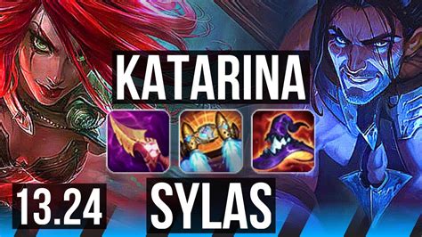 KATARINA Vs SYLAS MID 8 Solo Kills 1500 Games Legendary 23 4 3