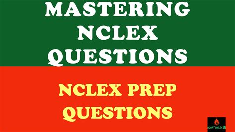 Nclex Review Prep Adapt Nclex Review Youtube