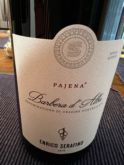 Enrico Serafino Barbera D Alba Pajena Italy Piedmont Alba