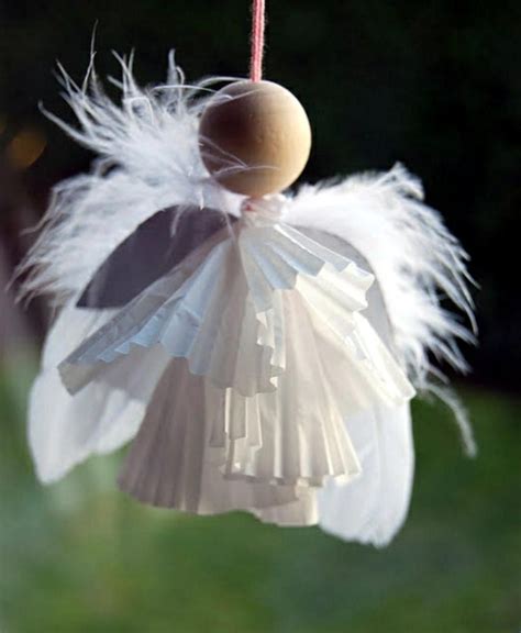 Des anges de papier Ange de dentelle et Ange à plumes 2 tutoriels