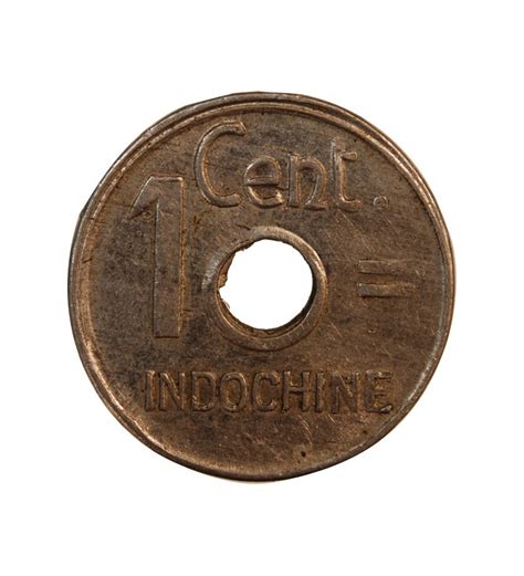 INDOCHINE FRANCAISE ETAT FRANCAIS 1 CENTIME 1943 Aluminium TTB