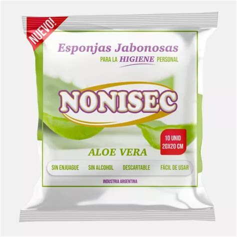 Nonisec Esponja Jabonosa Aloe Vera X 100 Unidades MercadoLibre