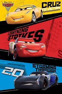 Cars 3 - Trio POSTER 61x91cm NEW * Lightning McQueen Cruz Ramirez Jackson Storm | eBay