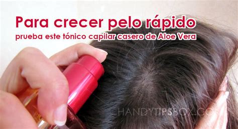 Para crecer pelo rápido prueba este tónico capilar casero de Aloe Vera