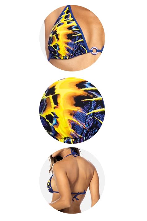 Kostium K Pielowy W Egzotyczne Wzory Wi Zana G Ra Od Stroju K Pielowego Typu Bikini Print