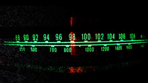 Glowing Vintage Radio Dial 6 Stock Footage Videohive
