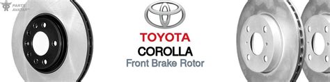 Shop For Toyota Corolla Front Brake Rotor Partsavatar