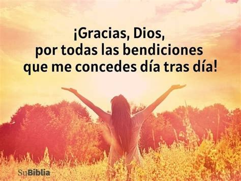 Oración de agradecimiento a Dios por todas sus bendiciones