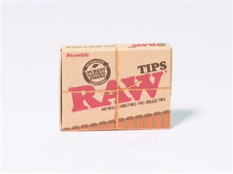 Raw Natural Unrefined Pre Rolled Tips The Pipe Shop