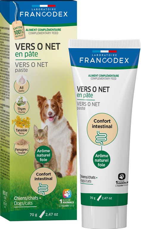 Francodex Vers O Net Em Pasta Para C O E Gato