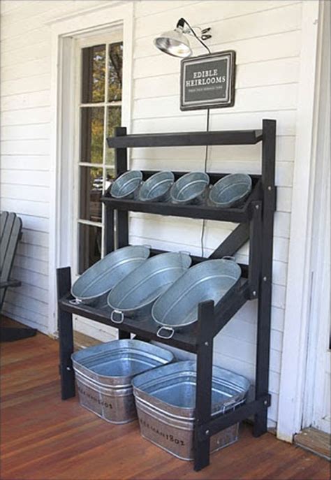 Creative Ways To Repurpose Galvanized Buckets And Tubs Home Design