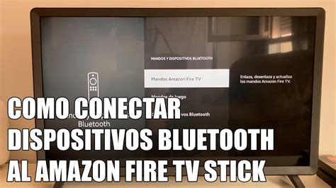 Como Conectar Dispositivos Bluetooth Al Amazon Fire TV Stick