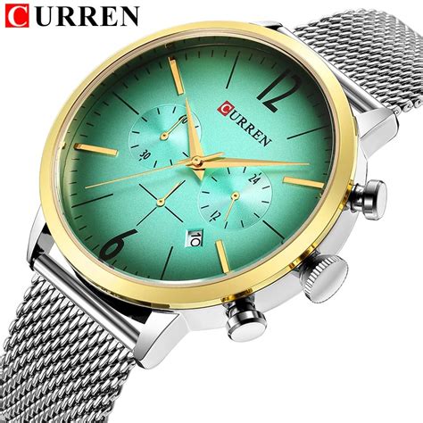 Relógio Masculino Curren 8313 Original De Luxo Todo Funcional Pulseira