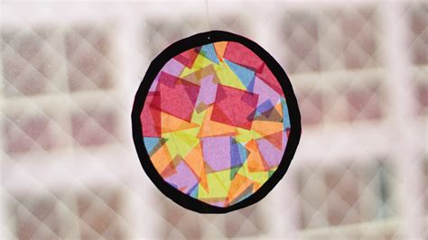 How to Make Tissue Paper Suncatchers (with Pictures) - wikiHow