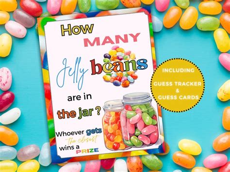 Guess How Many Jelly Beans Are In The Jar How Many Jelly Beans Are In