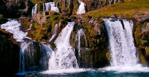 Waterfalls Falling into Lake Free Stock Video Footage, Royalty-Free 4K ...