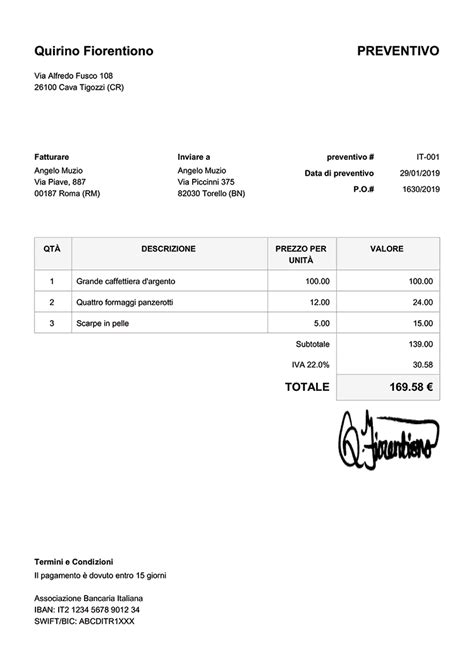 Generic Invoice Template Pdf Doctemplates