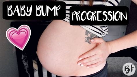 Watch My Belly Grow Pregnancy Progression Bethany Fontaine Youtube