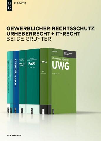 Gewerblicher Rechtsschutz Bei De Gruyter By De Gruyter Issuu