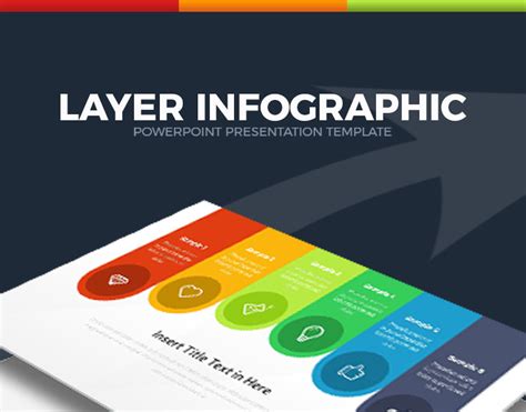 Layer Infografik Powerpoint Vorlage Templatemonster