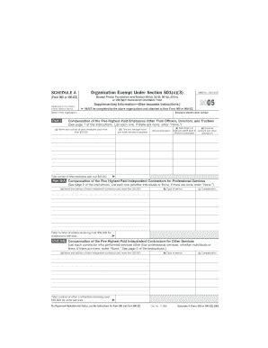 Form Or Ez Schedule A Fill In Capable Organization Exempt Under