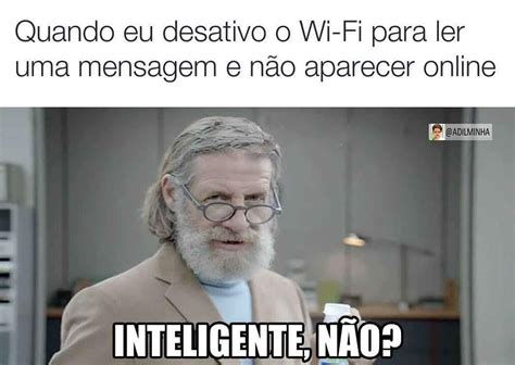 Quando eu desativo o Wi Fi para ler uma mensagem e não aparecer online