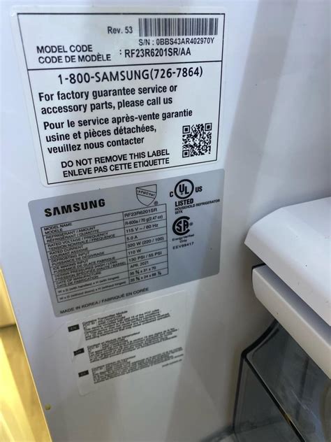 Samsung Fridge Rf23r6201sraa Rev53 Service Manual Required Appliance Service Manual Requests