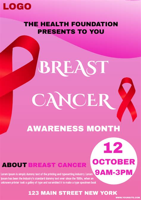 Breast Cancer Template Postermywall