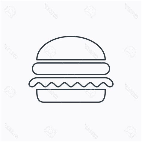 Burger clipart outline, Picture #311058 burger clipart outline