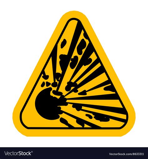 Explosive Symbol Vector