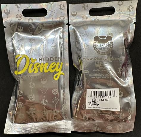 2022 Hidden Disney Series 2 Mystery Pin Pouches Released Disney Pins Blog