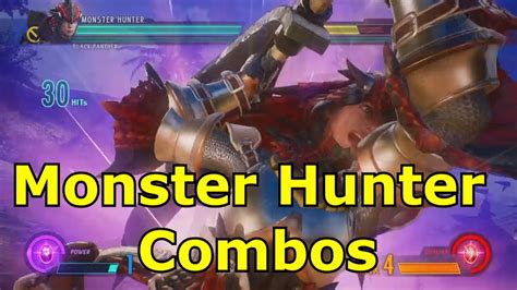 Marvel Vs Capcom Infinite Monster Hunter Combos YouTube