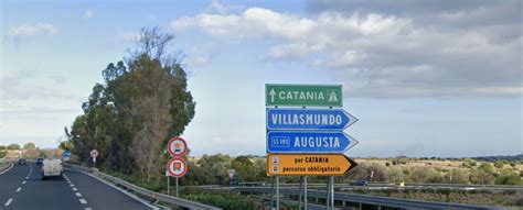 Autostrada Catania Siracusa Chiusa Il E Il Marzo In Direzione Del