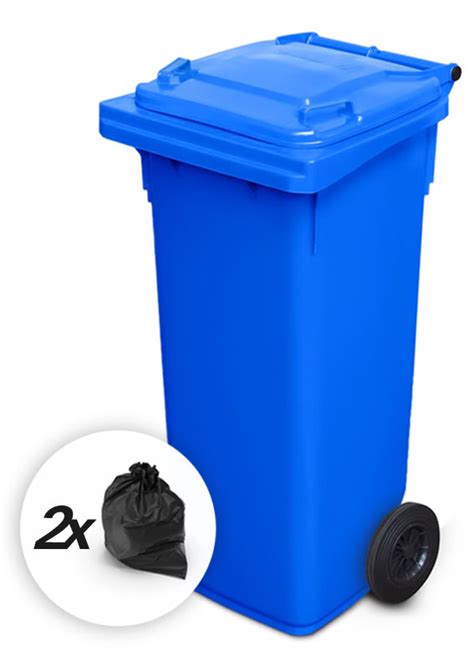 Blue 120 Litre Wheelie Bins For Sale