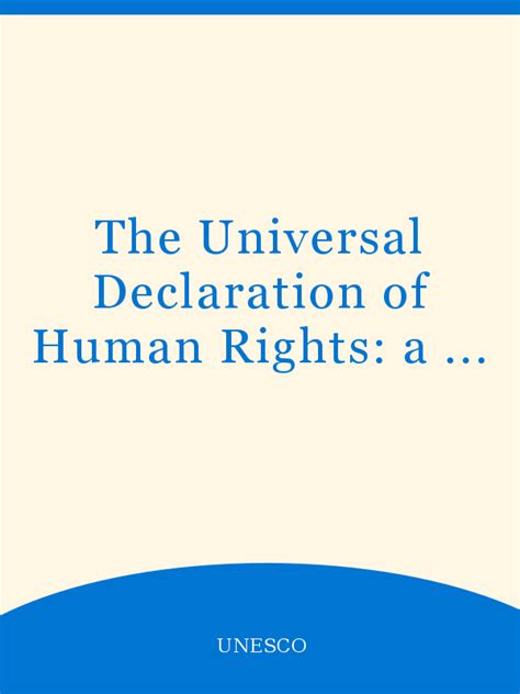 The Universal Declaration Of Human Rights A Guide For Teachers