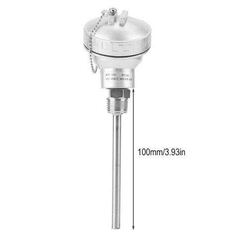 Rtd Pt100 Temperature Sensor Probe M20x15 Thread Thermocouple Terminal