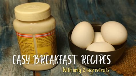 Easy Breakfast With 2 Ingredients Healthy Breakfast Ideas Youtube