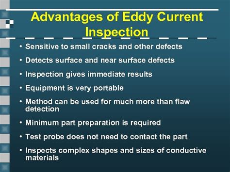 Eddy Current Testing Introduction L L This