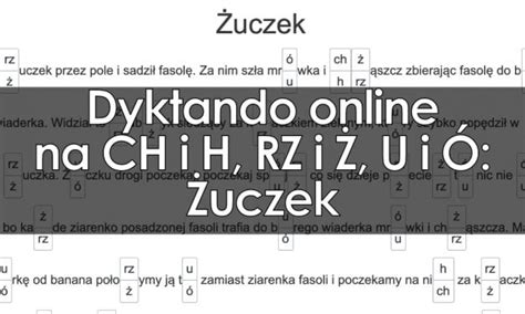 Dyktanda Online Dla Klasy Pobierz Tekst W Pdf Do Druku