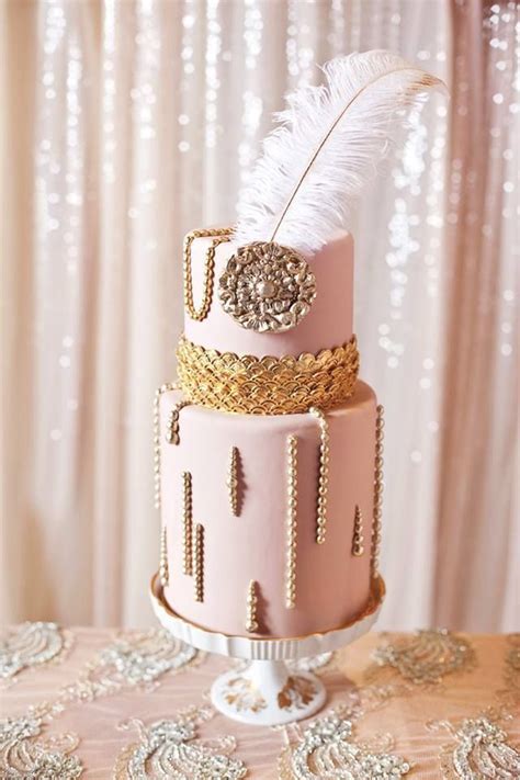 20 Deliciously Decadent Art Deco Wedding Cakes Art Deco Wedding Cake