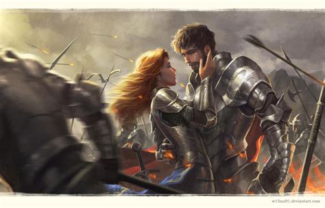 Battle Couple Image Links Tv Tropes Fantasy Art Couples Fantasy