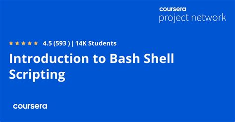 Introduction To Bash Shell Scripting Coursya